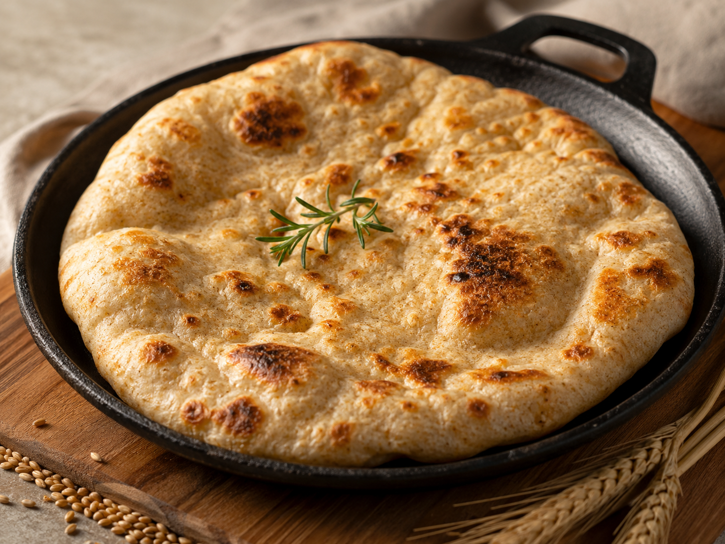 Kamut Skillet Flatbread