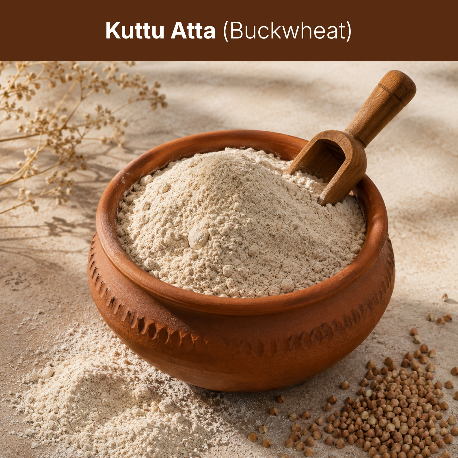 Kuttu Atta (Buckwheat)