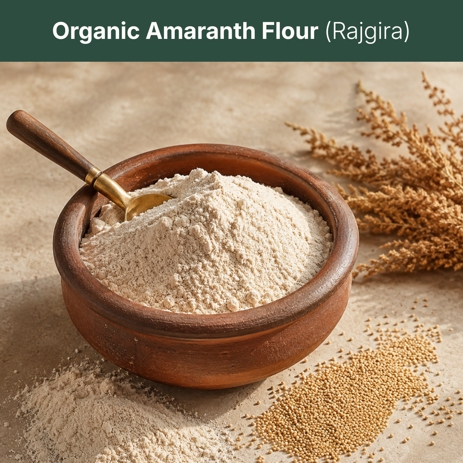 Organic Amaranth Flour (Rajgira)